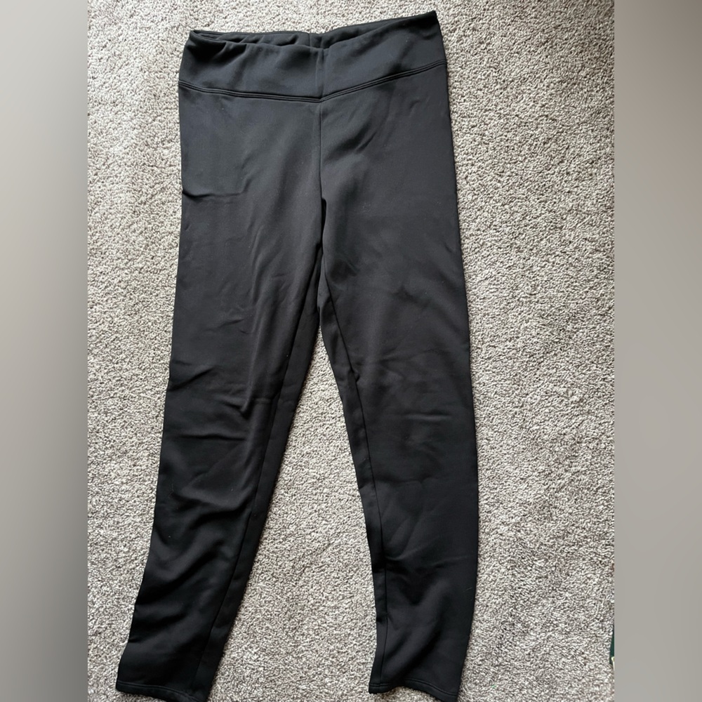 Climate Right by Cuddl Duds Black Women's Pants